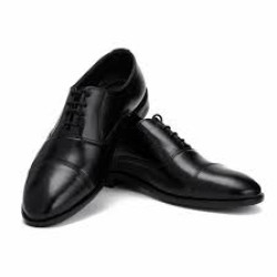 Men’s Black Oxford Dress Shoes – Classic Cap Toe Leather Formal Shoes